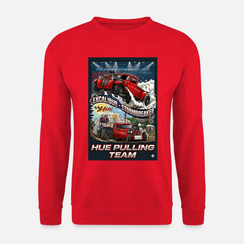 Tshirt_Hue_Pulling_Team - Unisex Sweatshirt - red
