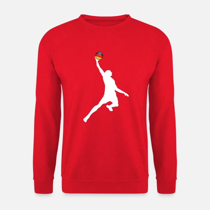 Basketball Sieg Deutschland - Unisex Pullover - Rot