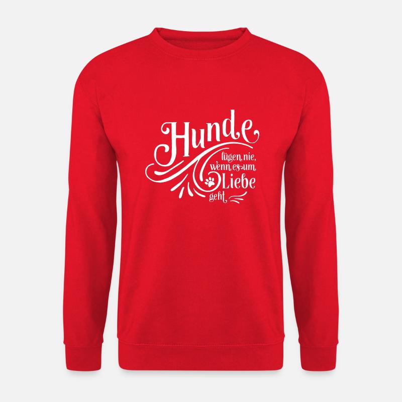 Hunde lügen nie - Unisex Pullover - undefined
