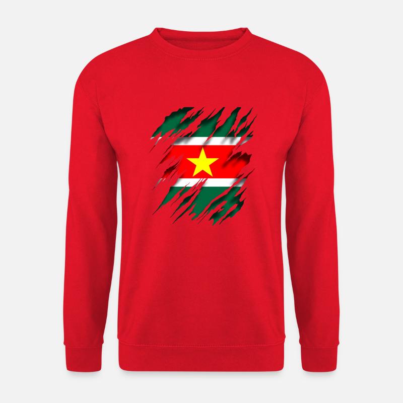 Suriname - Unisex Pullover - Rot