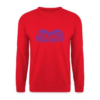 Halloween Whip - Unisex Sweatshirt - red - Front - Alina (178cm) & Michal (187cm)
