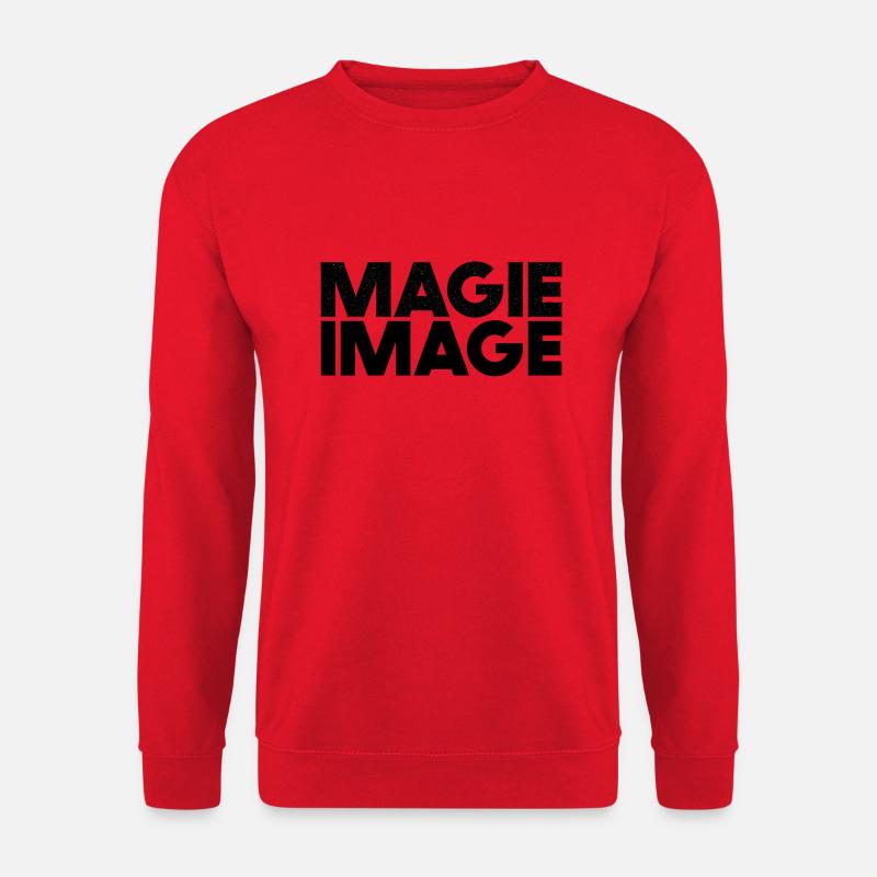 Magic image - Anagram pun - Unisex Sweatshirt - red
