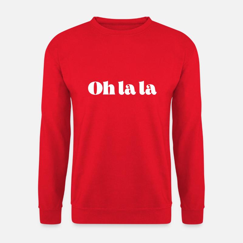 Oh, die la - Unisex Pullover - Rot