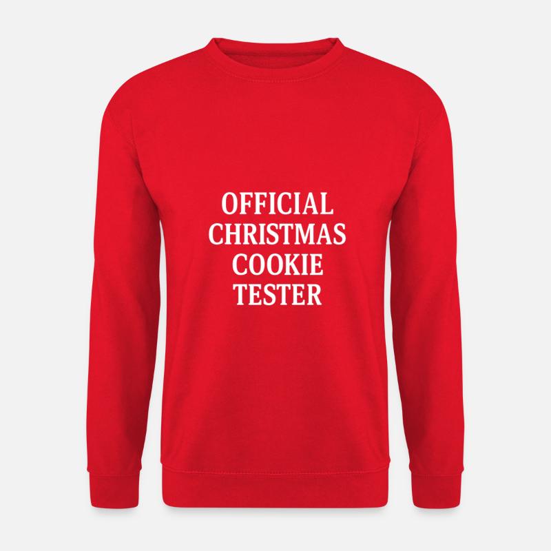 Official Christmas Cookie Tester - Unisex Pullover - Rot