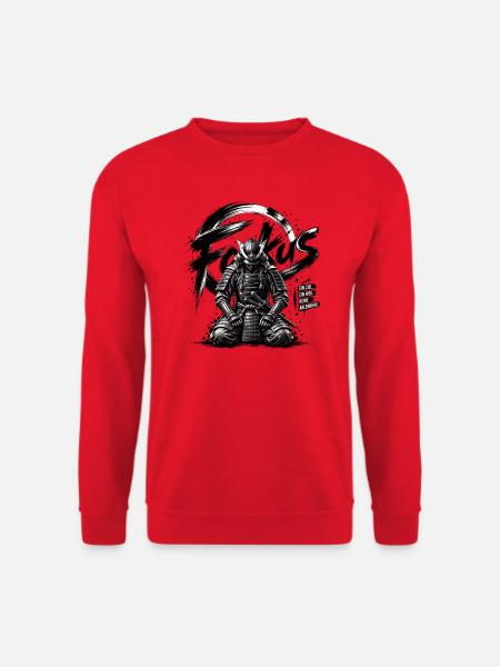 Focus Samurai - Unisex Pullover - Rot