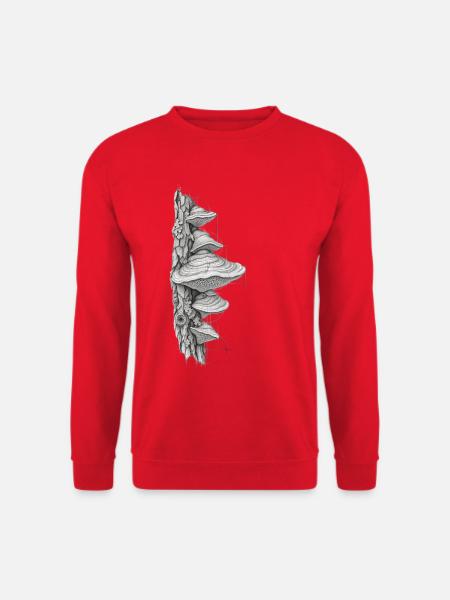 Bracket Study Blueprint Abschlag - Unisex Pullover - Rot