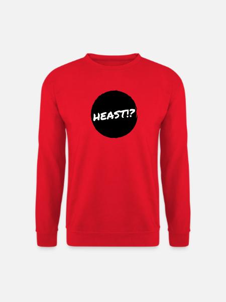 Heast Dialekt Spruch ursprüngl. "Hörst du" in Wien - Unisex Pullover - Rot