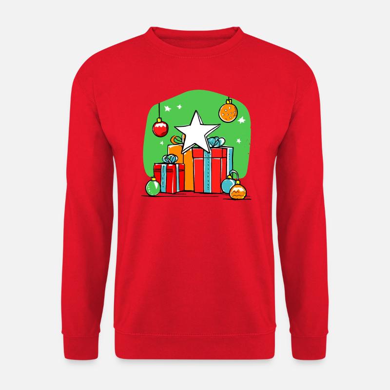 Weihnachtsgeschenke & Dekorationen - Unisex Pullover - Rot