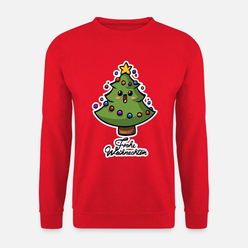 Weihnachtsbaum - Unisex Pullover - Rot