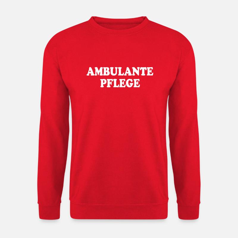 ambulante pflege - Unisex Pullover - Rot