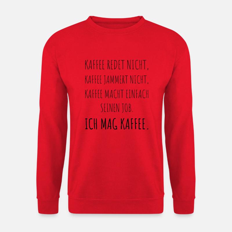 J’aime le café - Sweat-shirt Unisexe - rouge