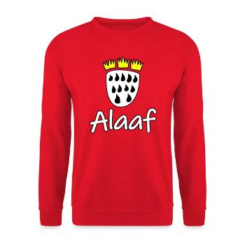 Köln Alaaf - Unisex Pullover - Rot - Vorne - Alina (178cm) & Michal (187cm)
