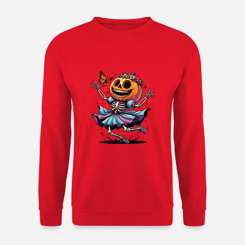Lustige Halloween Prinzessin - Unisex Pullover - Rot