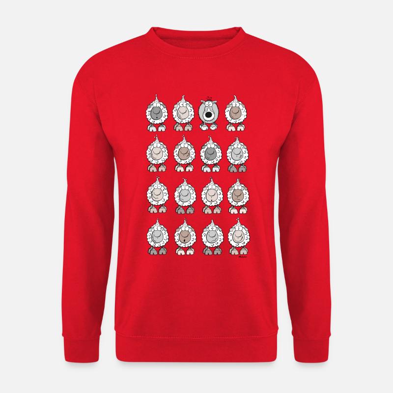 Pecore e Lupo - Pecora - Felpa unisex - rosso