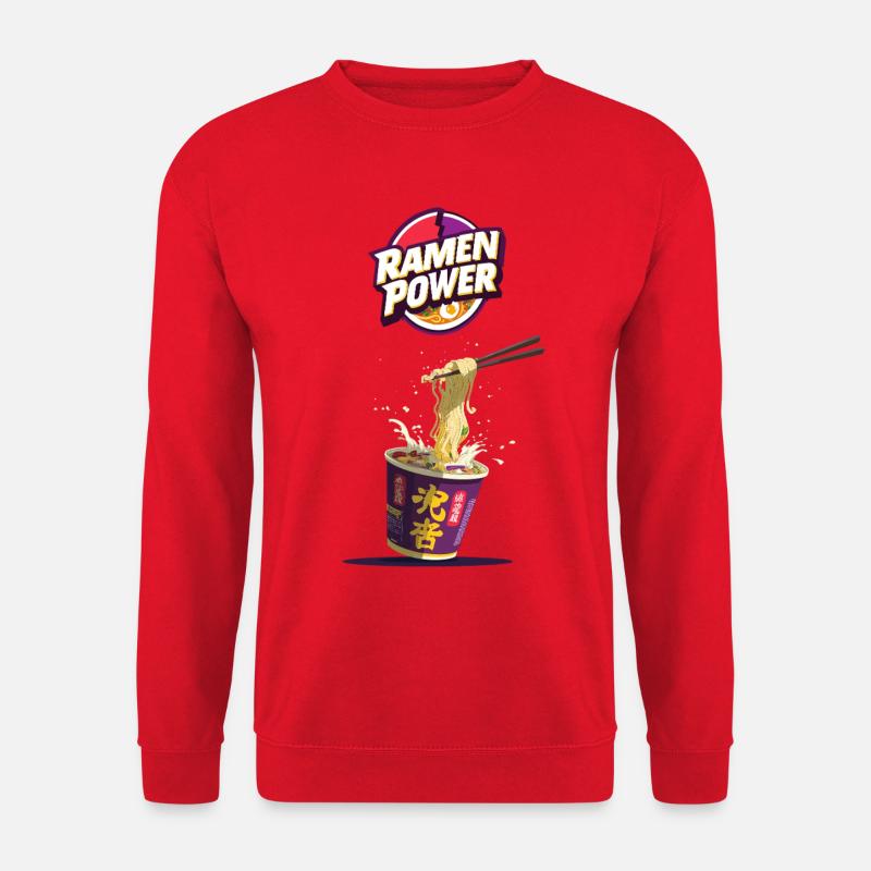 Ramen Power - Unisex Pullover - Rot