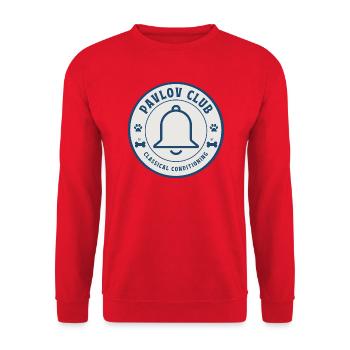 Pavlov Fan Club - Unisex Sweatshirt - red - Front - Alina (178cm) & Michal (187cm)