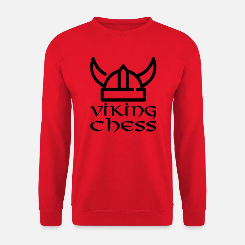 Échecs vikings - Sweat-shirt Unisexe - rouge
