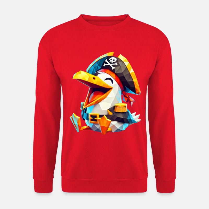 Piratenmöwe - Unisex Pullover - Rot