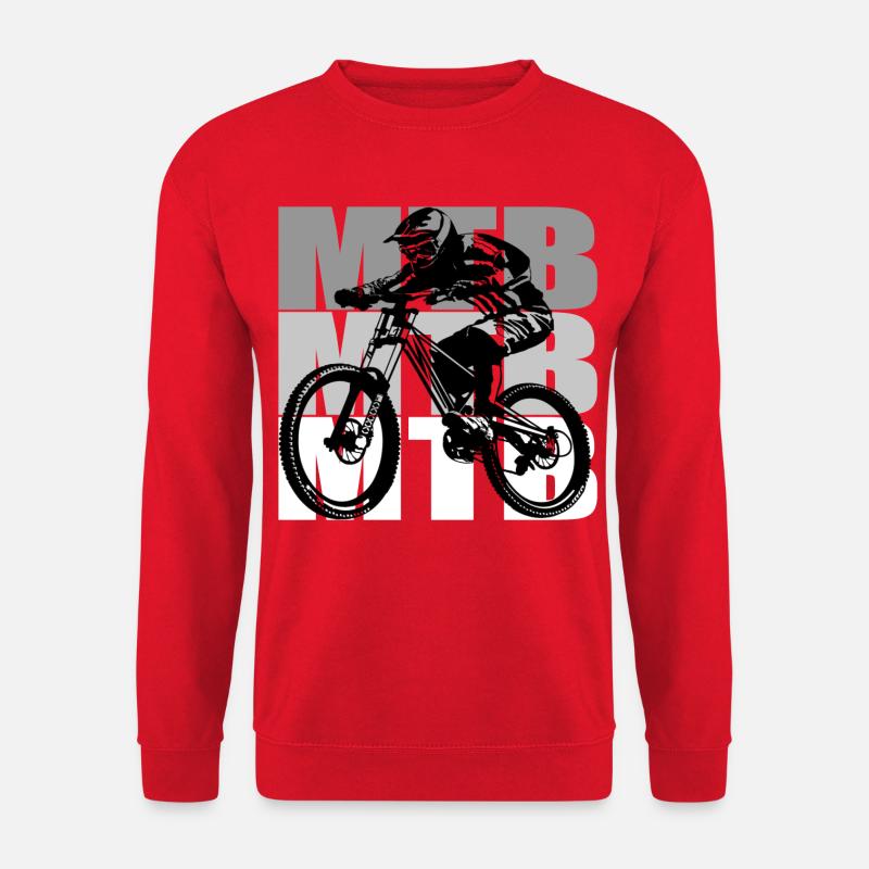 MTB Bike - Unisex Pullover - Rot