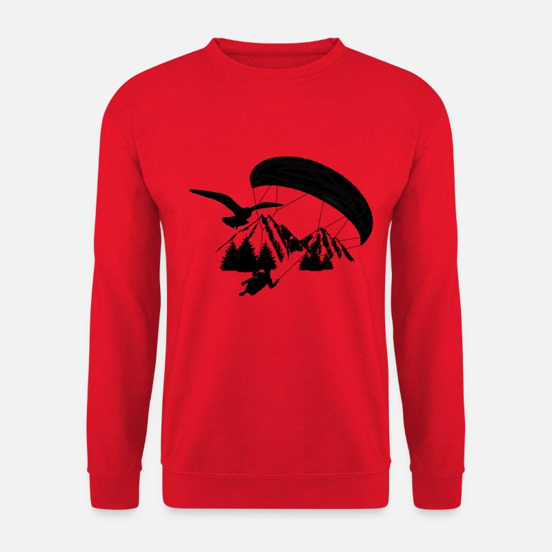Gleitschirm Fliegen - Unisex Pullover - Rot