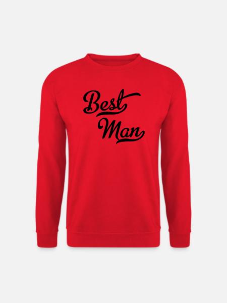 Best man - Unisex Sweatshirt - red