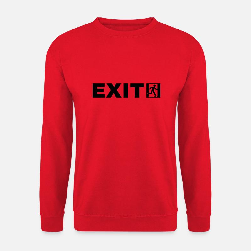 Exit - Unisex Sweatshirt - red