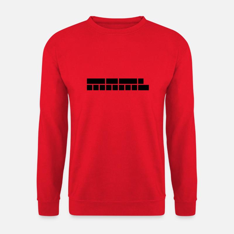 Minimal | bold: 51 - Unisex Sweatshirt - red
