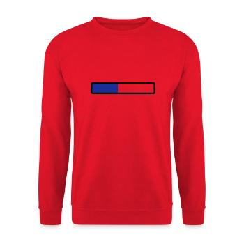 loading - Unisex Sweatshirt - red - Front - Alina (178cm) & Michal (187cm)