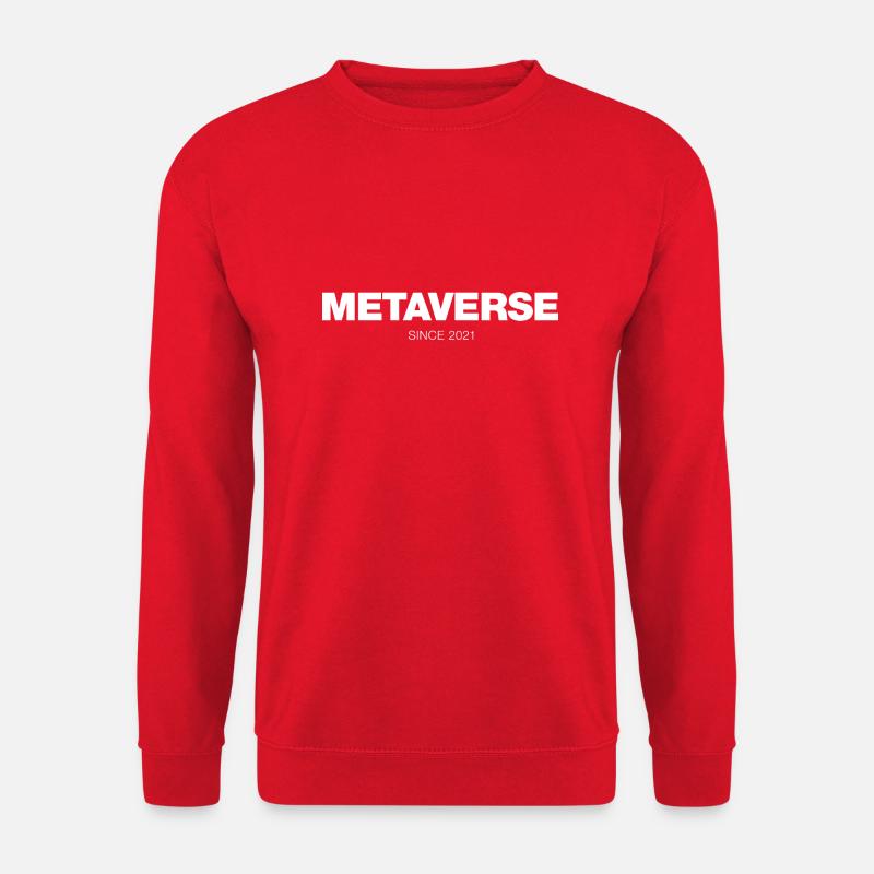 Metaverse since 2021 (White) - Unisex Sweatshirt - red