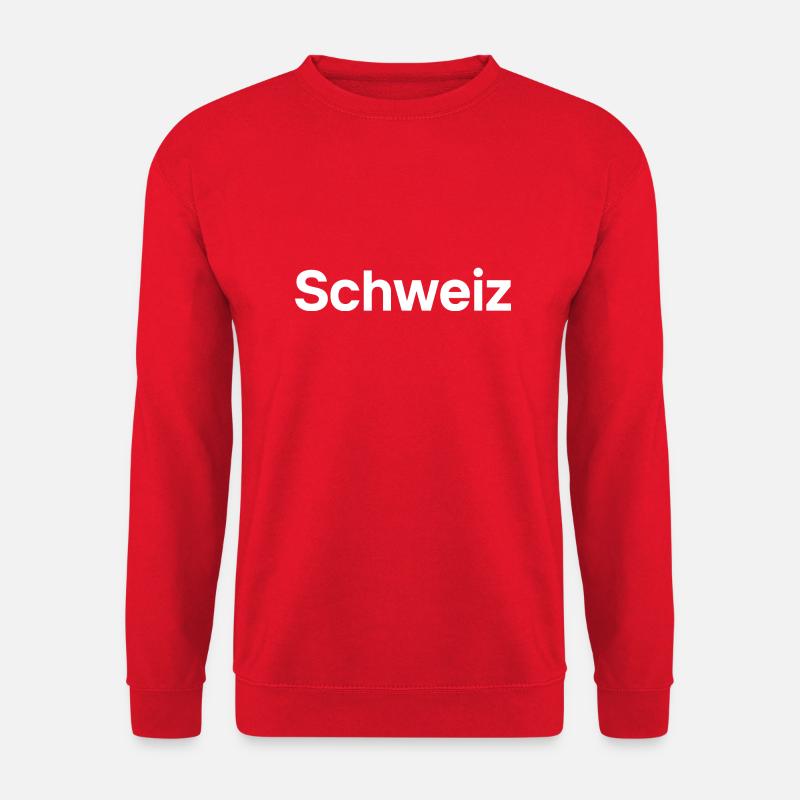 Schweiz - Unisex Pullover - Rot