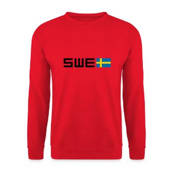 Suède - Sweat-shirt Unisexe - rouge - Devant - Alina (178cm) & Michal (187cm)