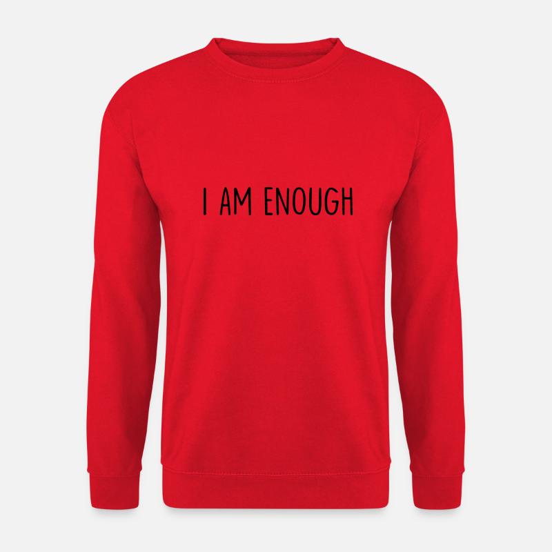 I Am Enough - Unisex Pullover - Rot