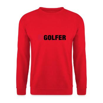 golf__2__f2 - Sweat-shirt Unisexe - rouge - Devant - Alina (178cm) & Michal (187cm)