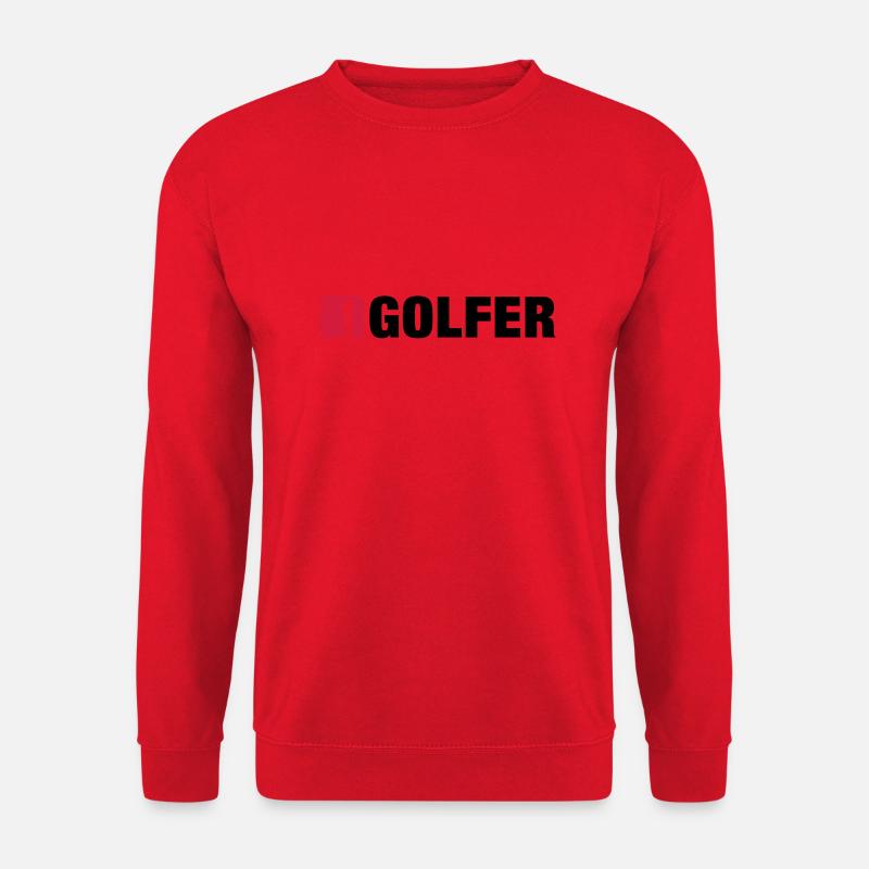 golfer - Unisex Pullover - Rot