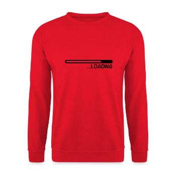 loading_cc2 - Sweat-shirt Unisexe - rouge - Devant - Alina (178cm) & Michal (187cm)