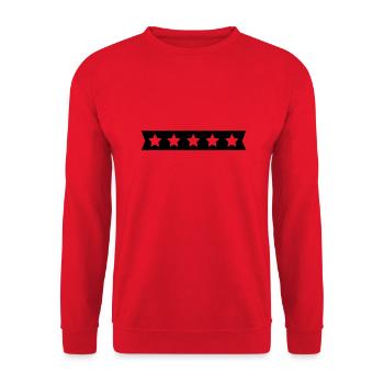 star_banner_f1 - Sweat-shirt Unisexe - rouge - Devant - Alina (178cm) & Michal (187cm)