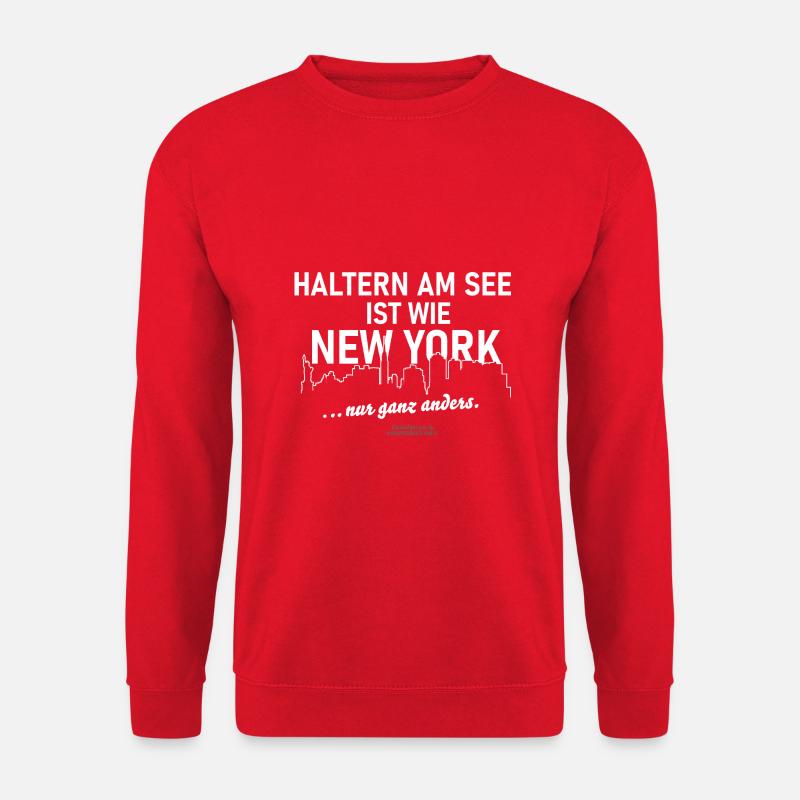 Haltern am See ist wie New York - Unisex Pullover - Rot