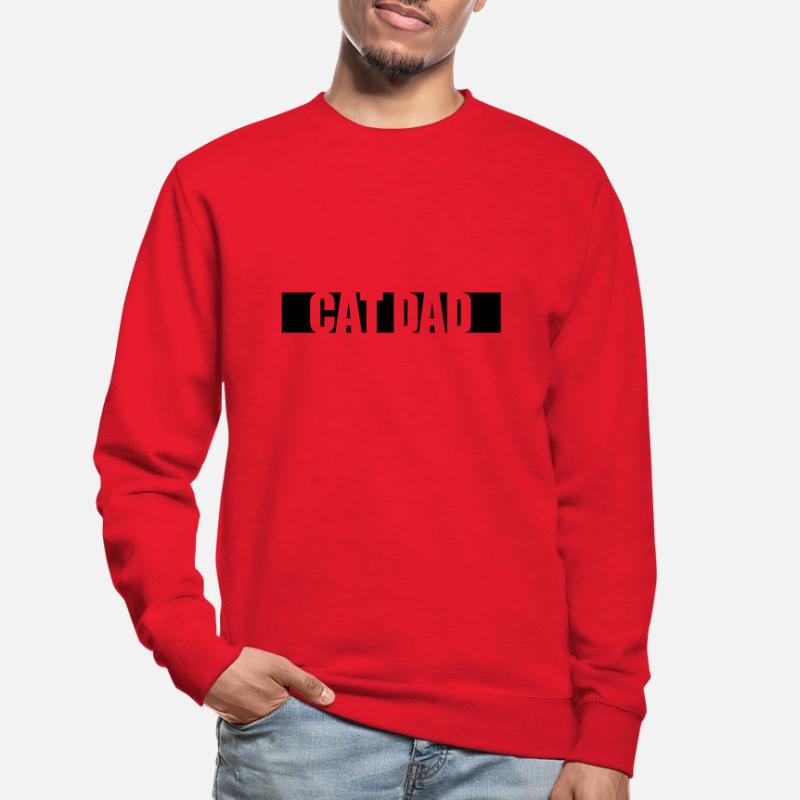 Conception de bande de papa de chat Sweat-shirt Unisexe
