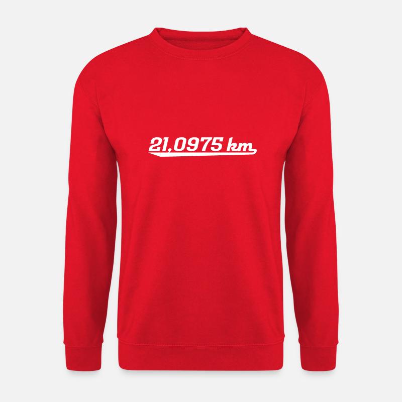 Halbmarathon - Unisex Pullover - Rot