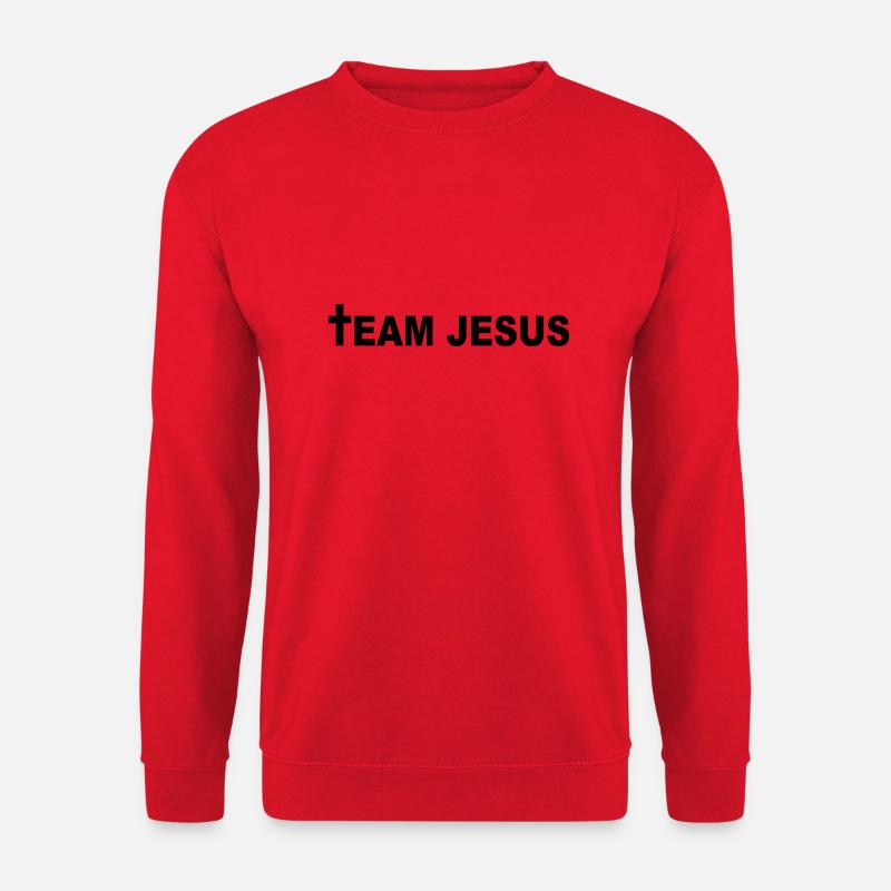 Team Jesus Christus Gott Glaube - Unisex Pullover - Rot