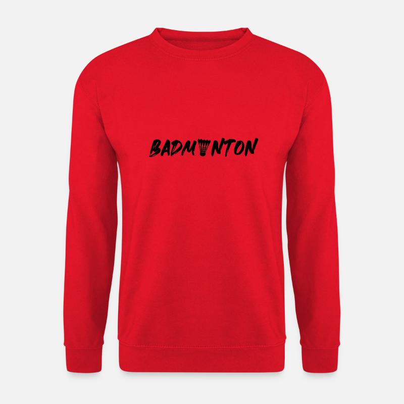 federball Badminton symbol - Unisex Pullover - Rot