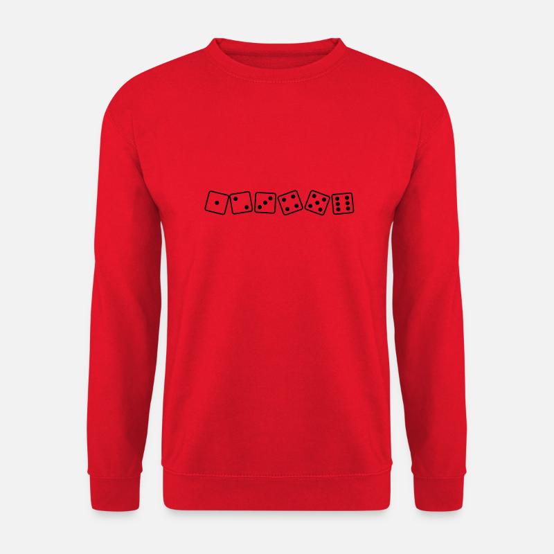 wuerfel_set__f1 - Unisex Pullover - Rot