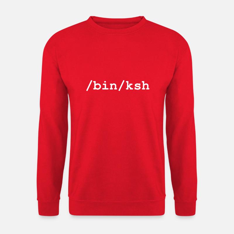 KornShell - /bin/ksh - Unisex Sweatshirt - red