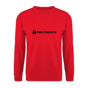 BILLYBEACH - Sweat-shirt Unisexe - rouge - Devant - Alina (178cm) & Michal (187cm)
