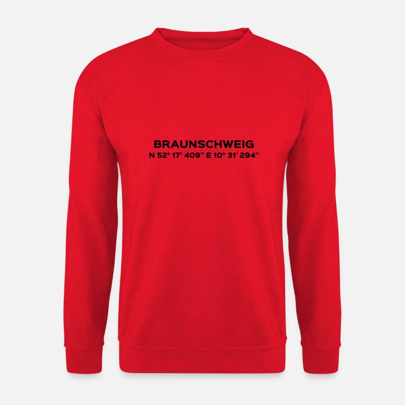 Braunschweig - Unisex Pullover - Rot