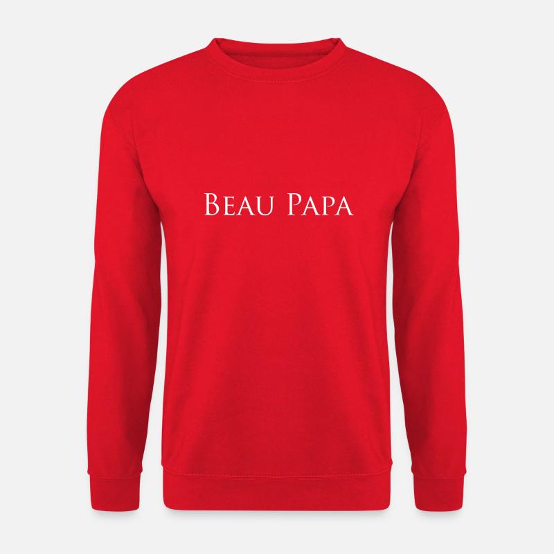 beaupapa - Sweat-shirt Unisexe - rouge