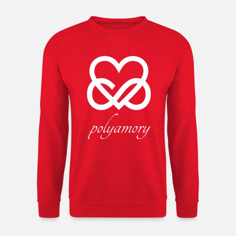 Polyamory - Unisex Sweatshirt - red