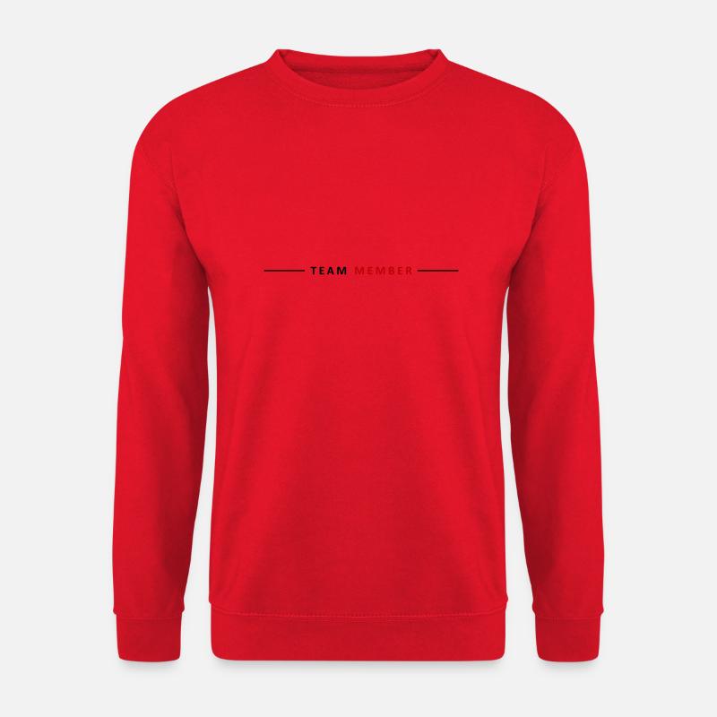 Team Mitglied - Unisex Pullover - Rot