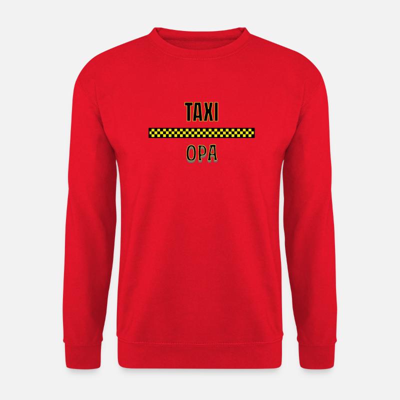 TAXI OPA - Unisex Pullover - Rot