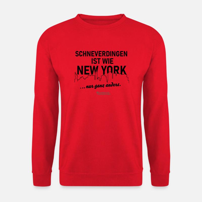 Schneverdingen Sprüche Design Merch - Unisex Pullover - Rot